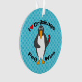 Cribbage Peg Wins Ornament (voorkant)