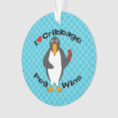Cribbage Peg Wins Ornament (voorkant)