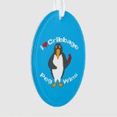 Cribbage Peg Wins Ornament (voorkant)