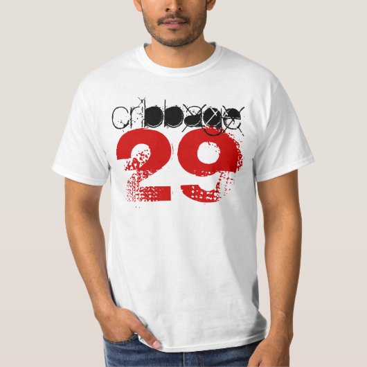 cribbage player elusive 29 hand leuke mode shirt (Voorkant)