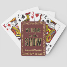 Cribbage Welkom bij de Show Persoonlijke Maroon