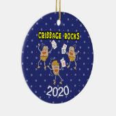 Cribbing Rocks Keramisch Ornament (Rechts)