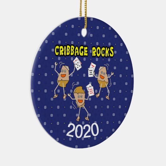 Cribbing Rocks Keramisch Ornament (Rechts)