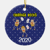 Cribbing Rocks Keramisch Ornament (Voorkant)