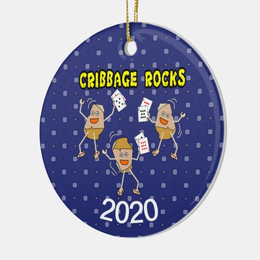 Cribbing Rocks Keramisch Ornament (Links)