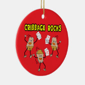 Cribbing Rocks Keramisch Ornament (Rechts)