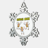 Cribbing Rocks Tin Sneeuwvlok Ornament (Rechts)