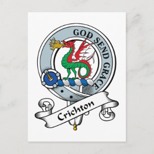 Crichton Clan Badge Briefkaart