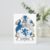 Crichton Family Crest Briefkaart (Staand voorkant)