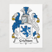 Crichton Family Crest Briefkaart (Voorkant)