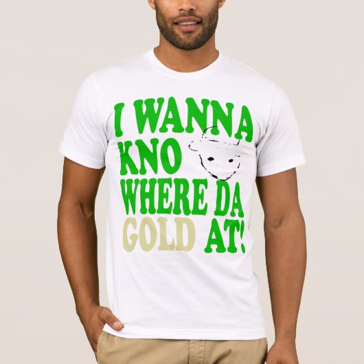 Crichton Leprechaun Gold Remix T-shirt T Shirt (Voorkant)