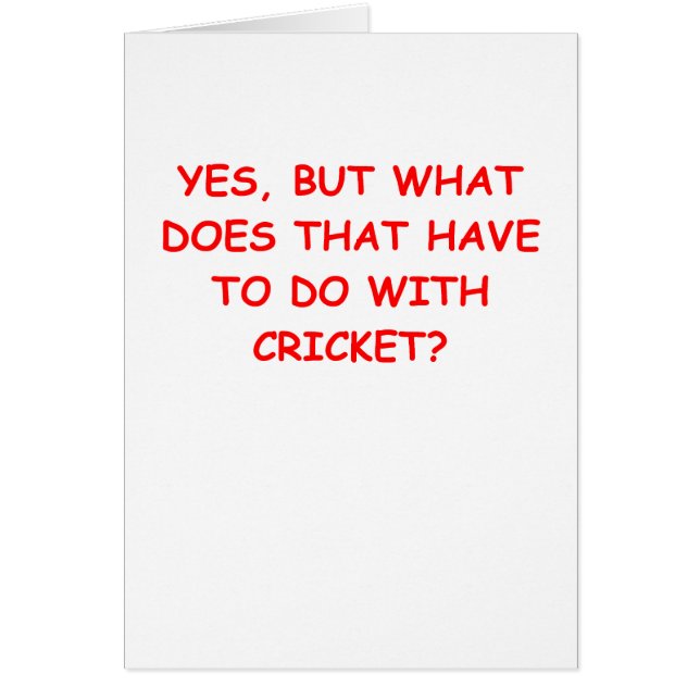 cricket (Voorkant)