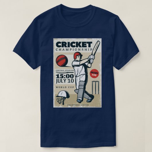  cricket1 t-shirt (Design voorkant)