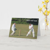 Cricket 100ste verjaardagskaart kaart (Gele Bloem)