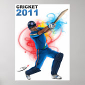 Cricket 2011 - Ondersteuning voor India Poster (Voorkant)