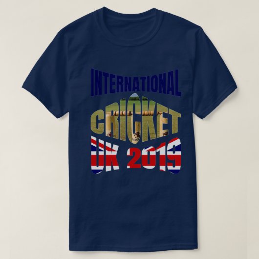 Cricket 2019 t-shirt (Design voorkant)