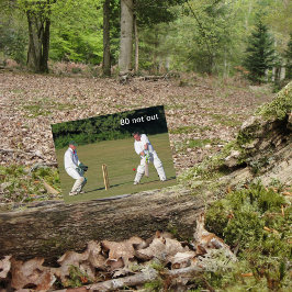 Cricket 80e verjaardagskaart kaart