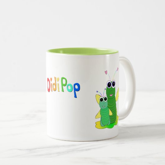 Cricket Alphabet en Ladybug Mok (Voorkant rechts)