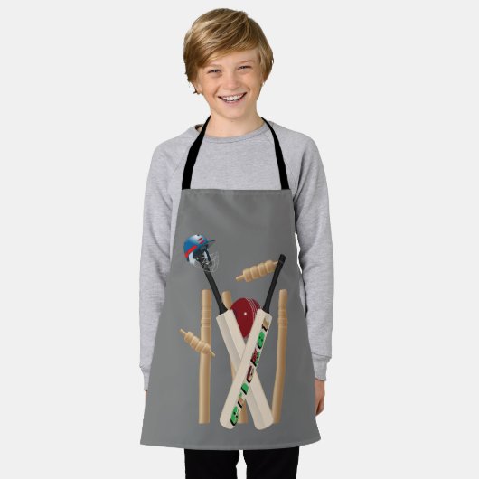 Cricket apparatuur Bats Ball, Kinder Full Print Sc Schort (Gedragen)