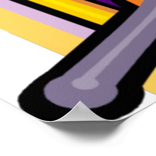 Cricket Art Poster (Hoek)