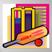 Cricket Art Poster (Voorkant)