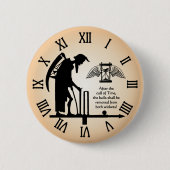 Cricket Badge Ronde Button 5,7 Cm (Voorkant)
