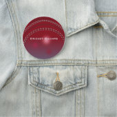 Cricket Ball Design Name Tag (In situ)