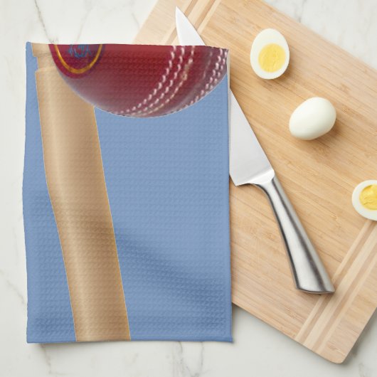 Cricket Ball Hitting Stof Theedoek (Quarter Fold)