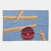 Cricket Ball Hitting Stof Theedoek (Horizontaal)