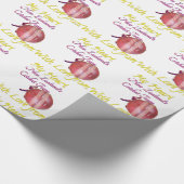 Cricket ball Nieuw-Zeeland Cadeaupapier (Hoek)