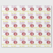 Cricket ball Nieuw-Zeeland Cadeaupapier (Vlak)