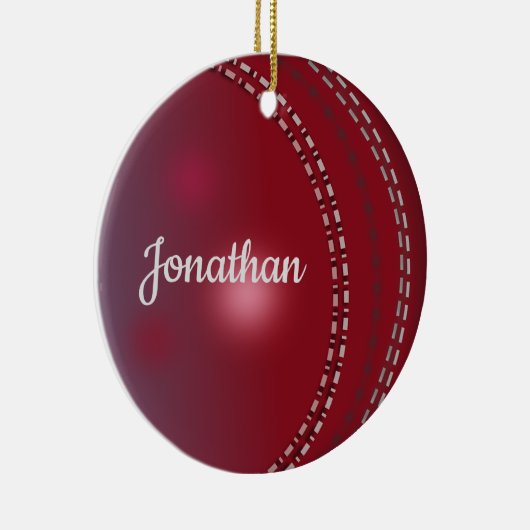 Cricket Ball Ornament (Rechts)