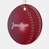 Cricket Ball Ornament (Links)