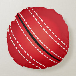 Cricket Ball Pillow Rond Kussen