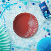 Cricket Ball Red Paper Bord (Feest)