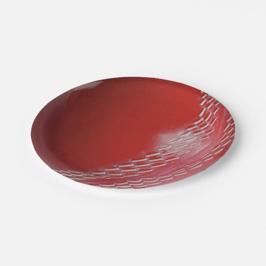 Cricket Ball Red Paper Bord (Gekanteld)
