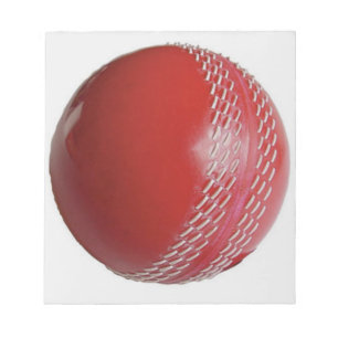 Cricket Ball Red past zich aan met Jouw naam Notitieblok