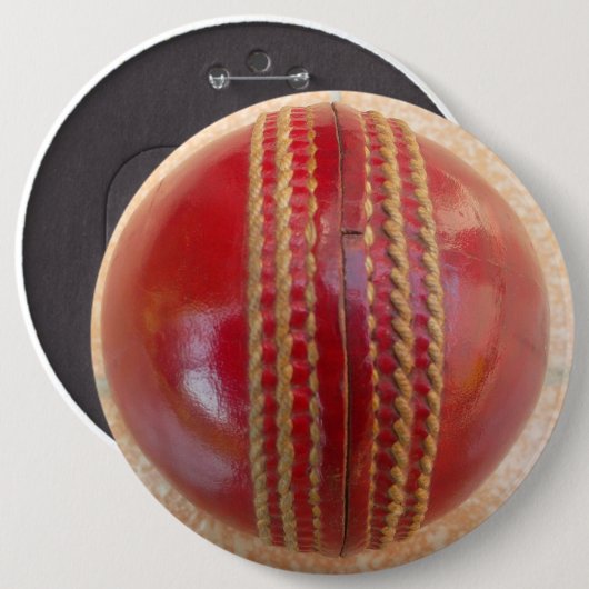 Cricket Ball Ronde Button 6,0 Cm (Voorkant /achterkant)