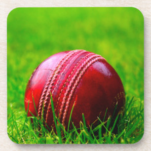 Cricket Ball Sport personaliseren met tekst Bier Onderzetter