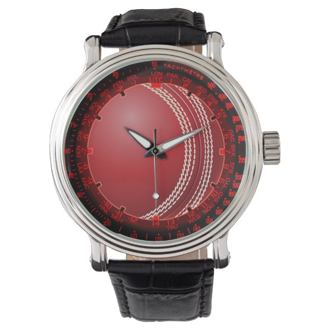 Cricket Ball Watch Horloge (Voorkant)