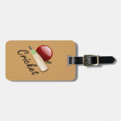 Cricket, bat en ball bagagelabel (Voorkant horizontaal)