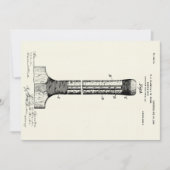 CRICKET BAT PATENT - CIRCA 1906 KAART (Voorkant)