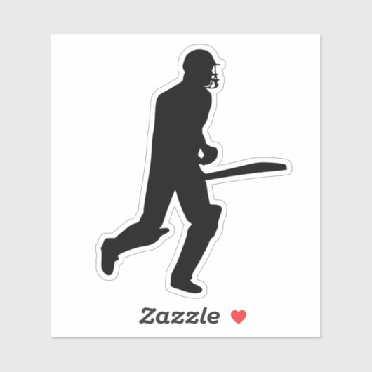 Cricket batman silhouet ontwerp sticker (Vel)