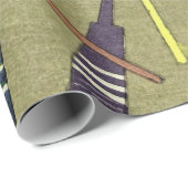 Cricket Bats Sports Cadeaupapier (Rol Hoek)