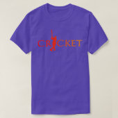 Cricket batsman5 t-shirt (Design voorkant)