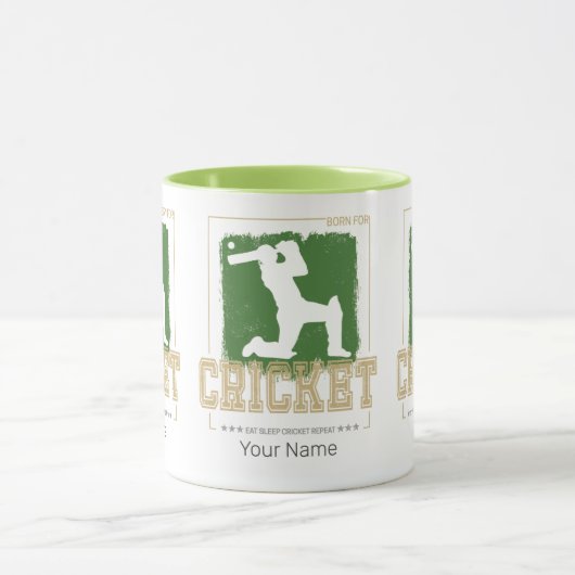 Cricket Batsman  Pitcher Speler Coach Mok (Midden)