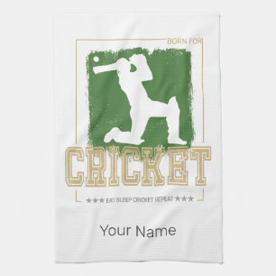 Cricket Batsman Pitcher Speler Coach Theedoek