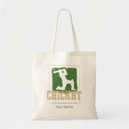 Cricket Batsman  Pitcher Speler Coach Tote Bag