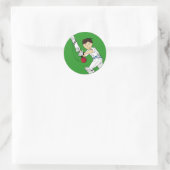 Cricket Batsman Sticker (Tas)