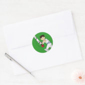 Cricket Batsman Sticker (Envelop)